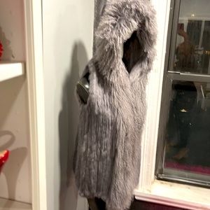 Beautiful Rabbit fur vest! Just in time for fall!